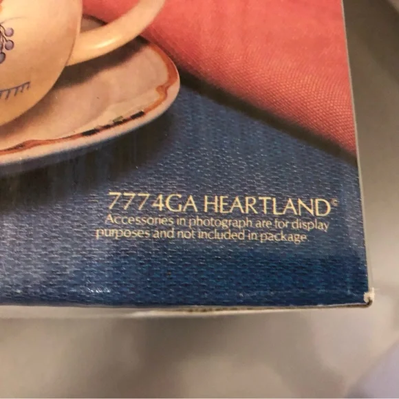 Vintage Gravy Boat With Plate International China Heartland Stoneware Japan 7774 - Picture 6 of 10